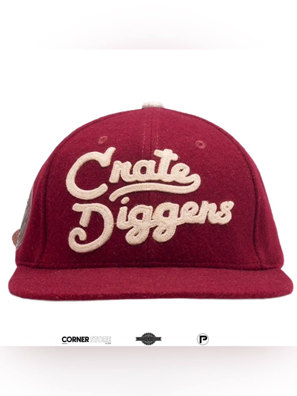 Lapstone & Hammer Corner Store Crate Diggers Unstructured Hat • Burgundy • 2026